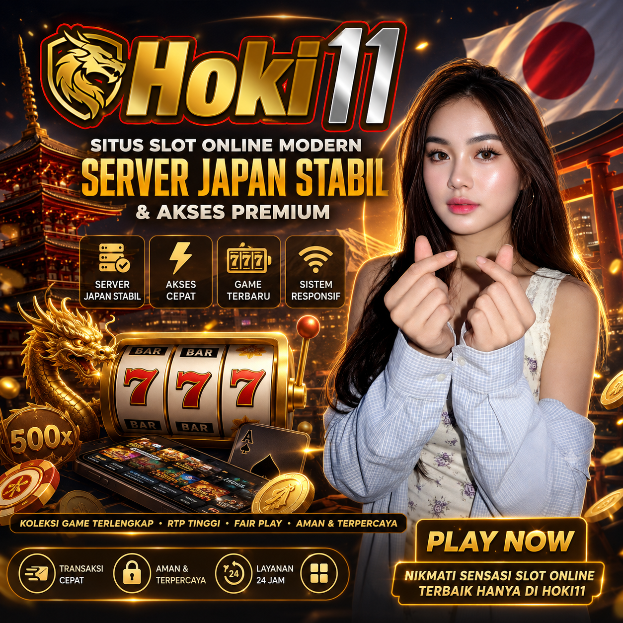 HOKI11: Situs Slot Online Modern dengan Server Japan Stabil & Akses Premium